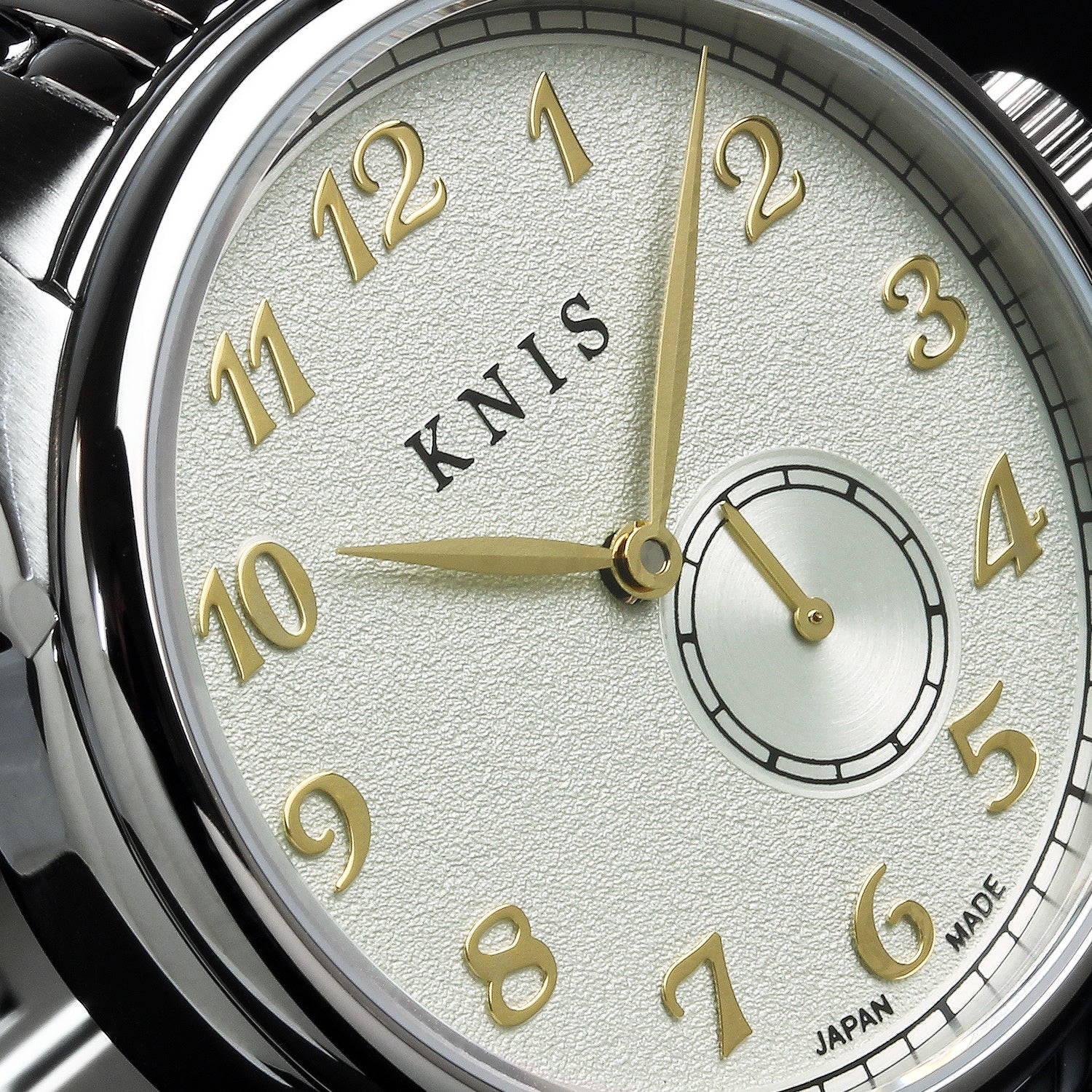 KNIS KODOU Small Seconds Automatic - Champagne Gray / Stainless Steel Bracelet (KN009-SGYRC)