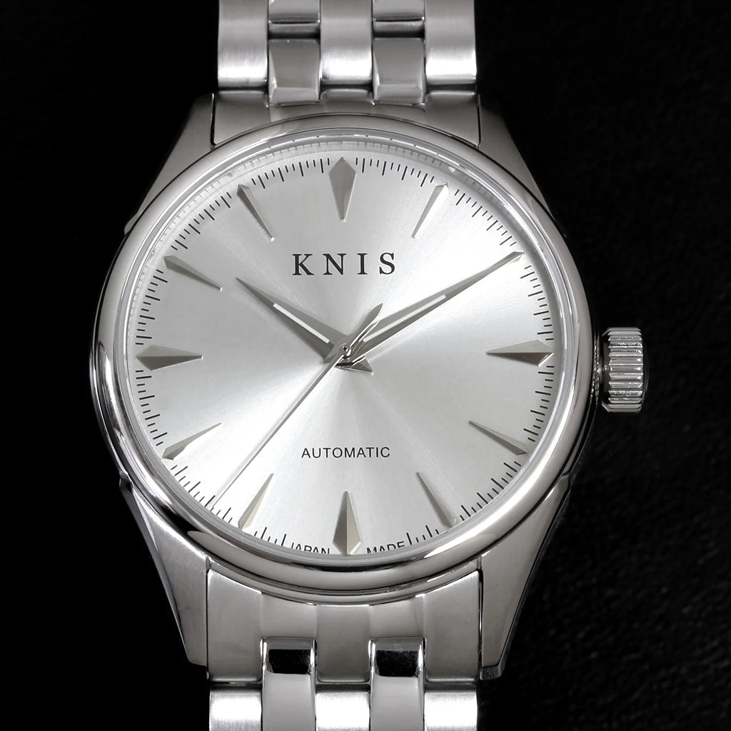 KNIS Automatic Sunray Dial White Silver KN001-WH