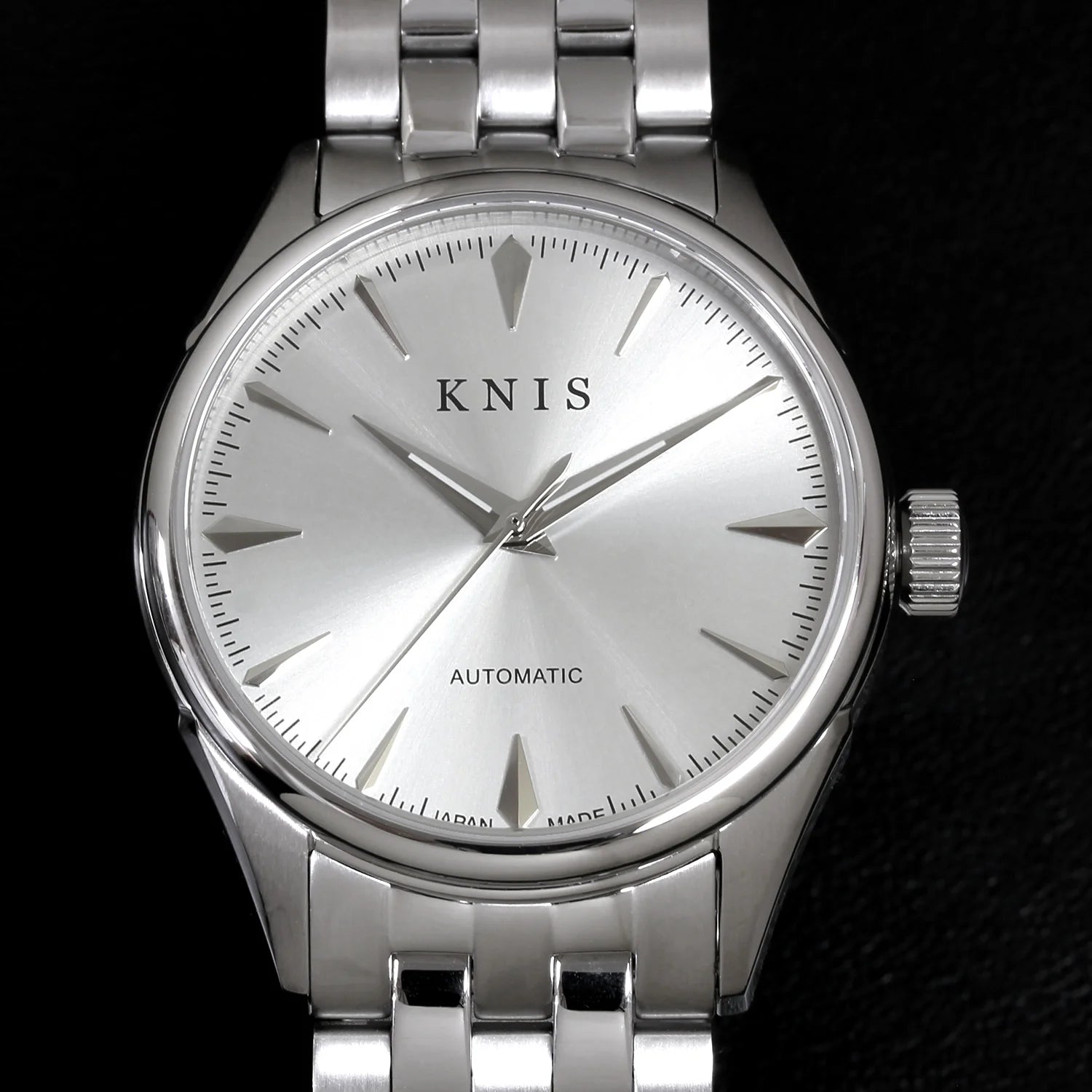 KNIS Automatic Sunray Dial White Silver KN001-WH