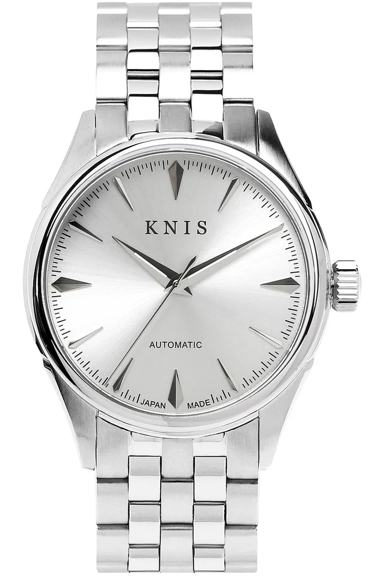 KNIS Automatic Sunray Dial White Silver KN001-WH