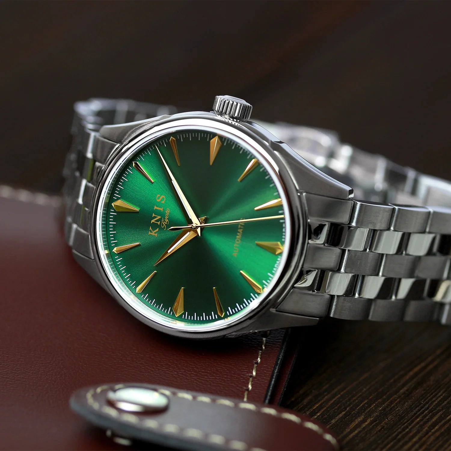 KNIS Automatic Sunray Dial Green KN001-GR