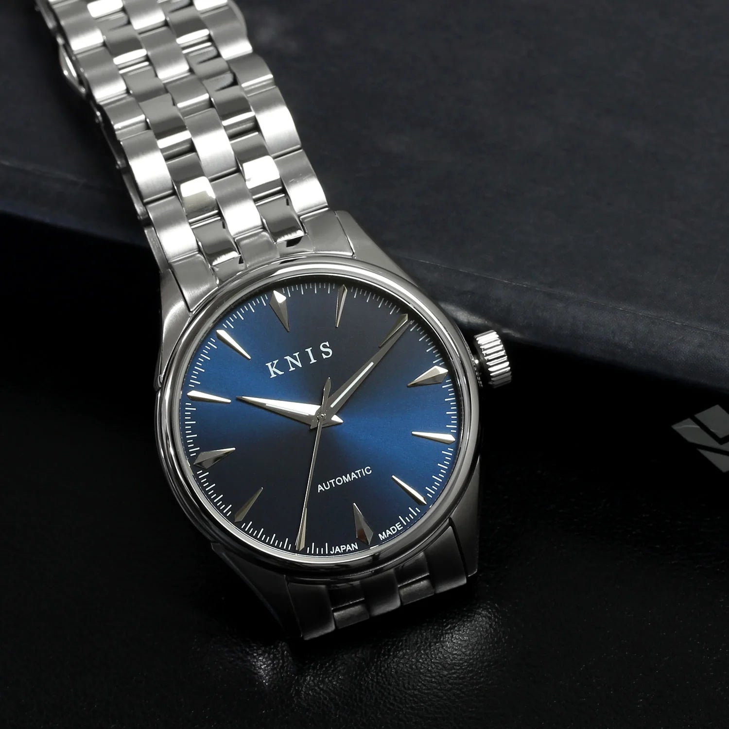 KNIS Automatic Sunray Dial Deep Blue KN001-BL