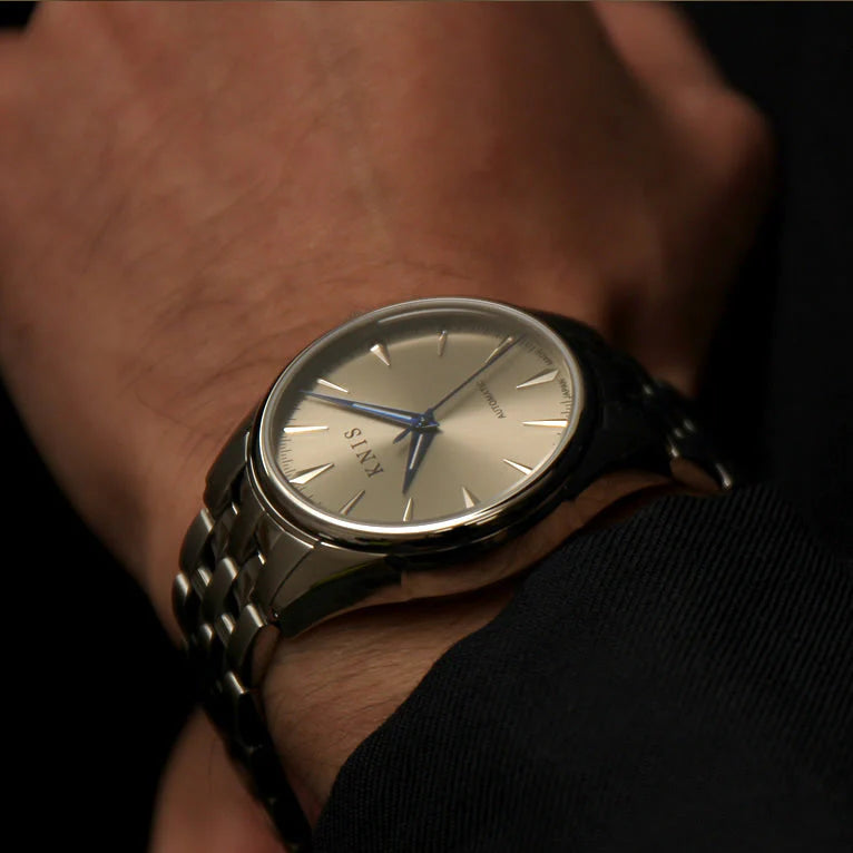 KNIS Automatic Sunray Dial Champagne Gold KN001-SGSS