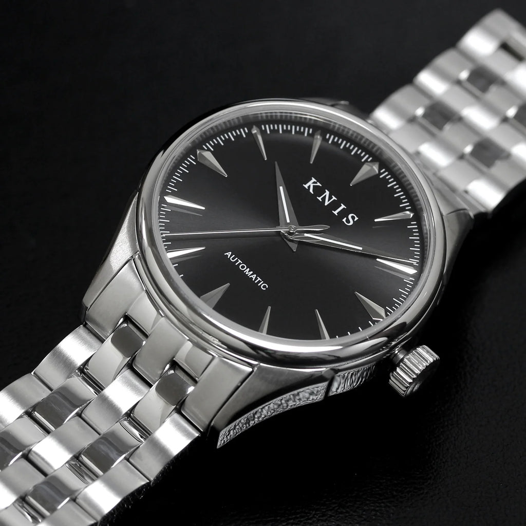 KNIS Automatic Sunray Dial Black 38mm KN001-BK