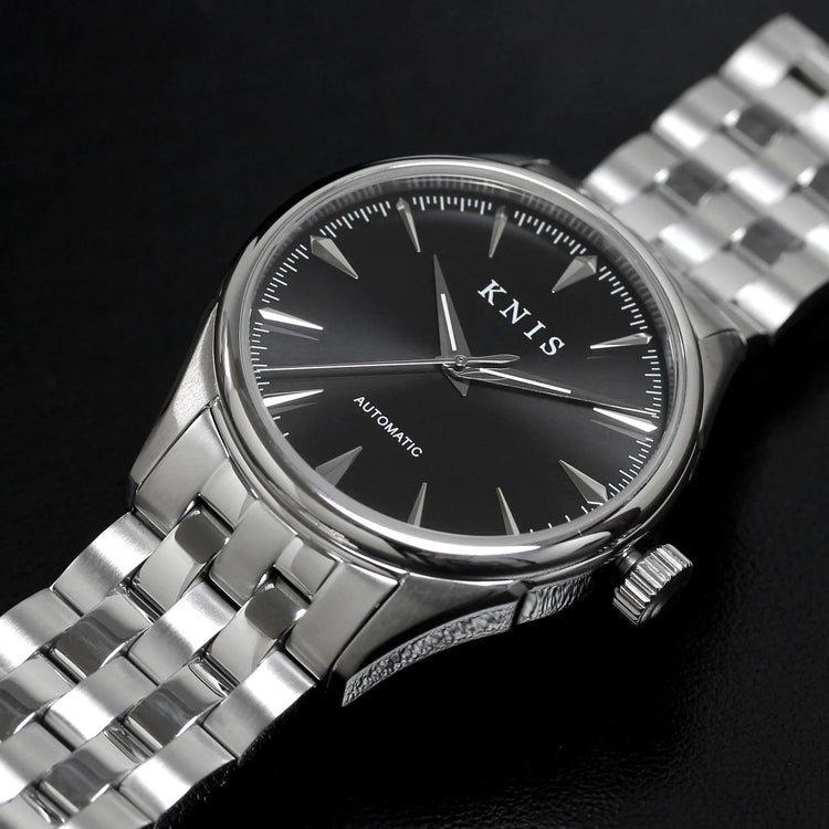KNIS Automatic Sunray Dial Black 38mm KN001-BK