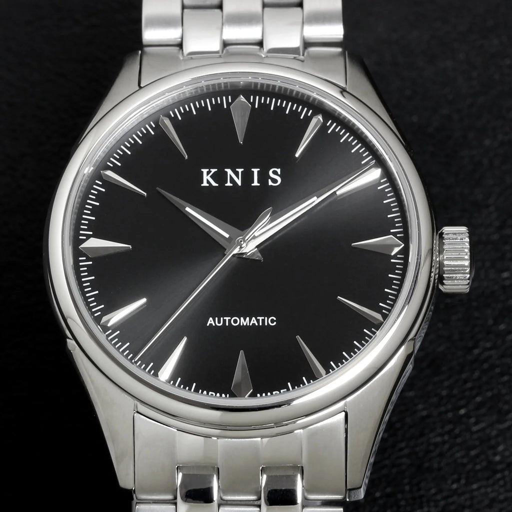 KNIS Automatic Sunray Dial Black 38mm KN001-BK