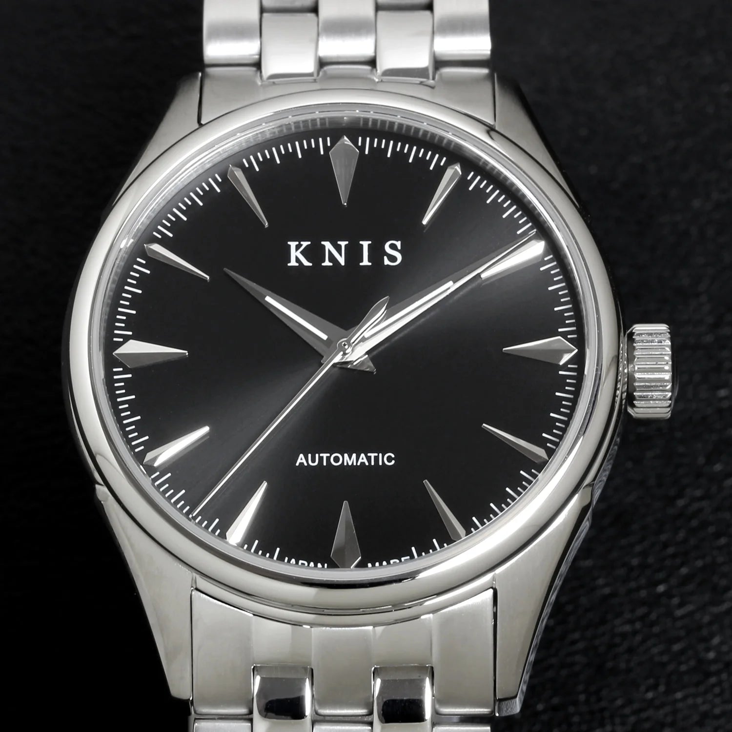 KNIS Automatic Sunray Dial Black 38mm KN001-BK