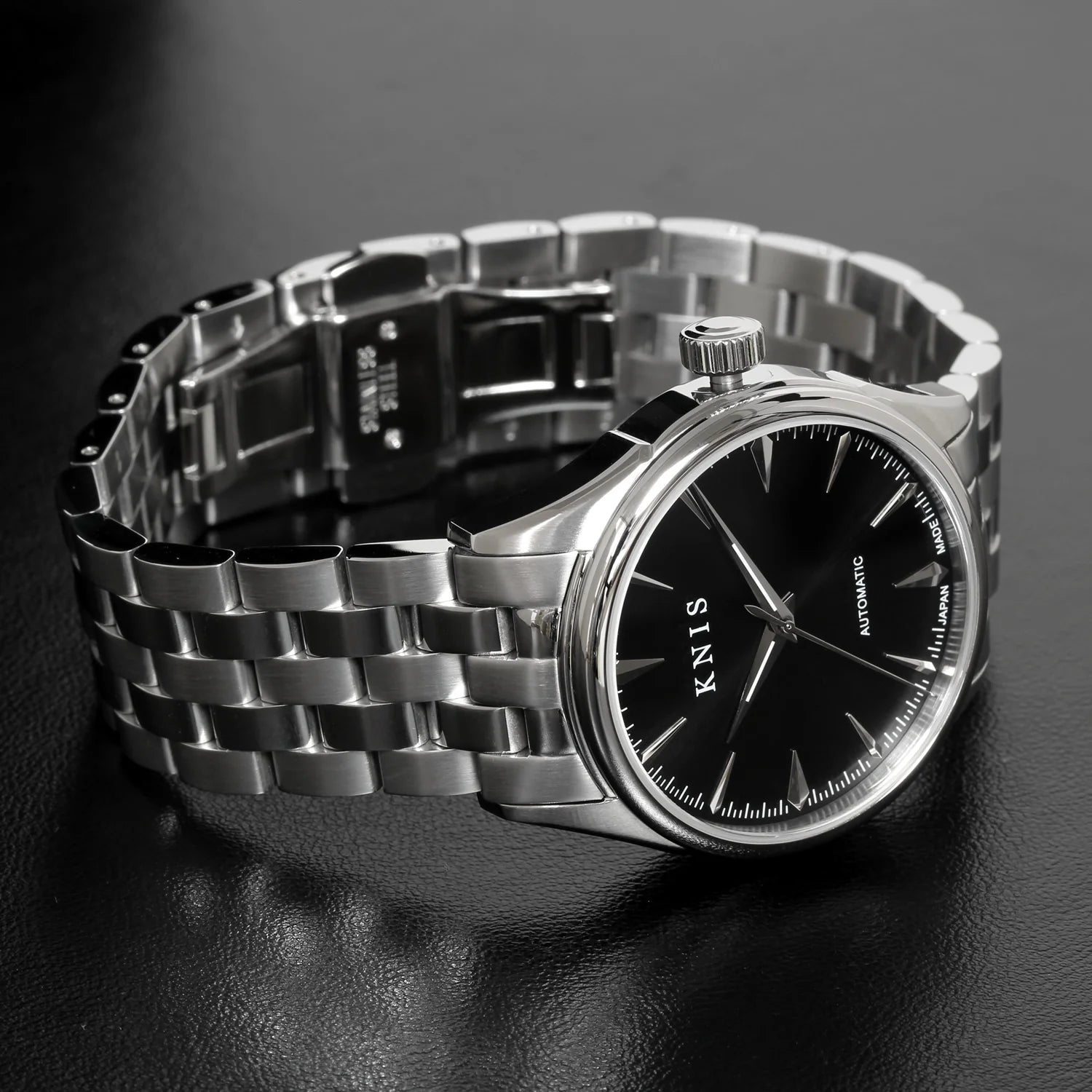 KNIS Automatic Sunray Dial Black 38mm KN001-BK