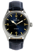 KNIS Automatic Retro Modern - Blue Dial with Blue Leather Strap KN002-BLBLLE