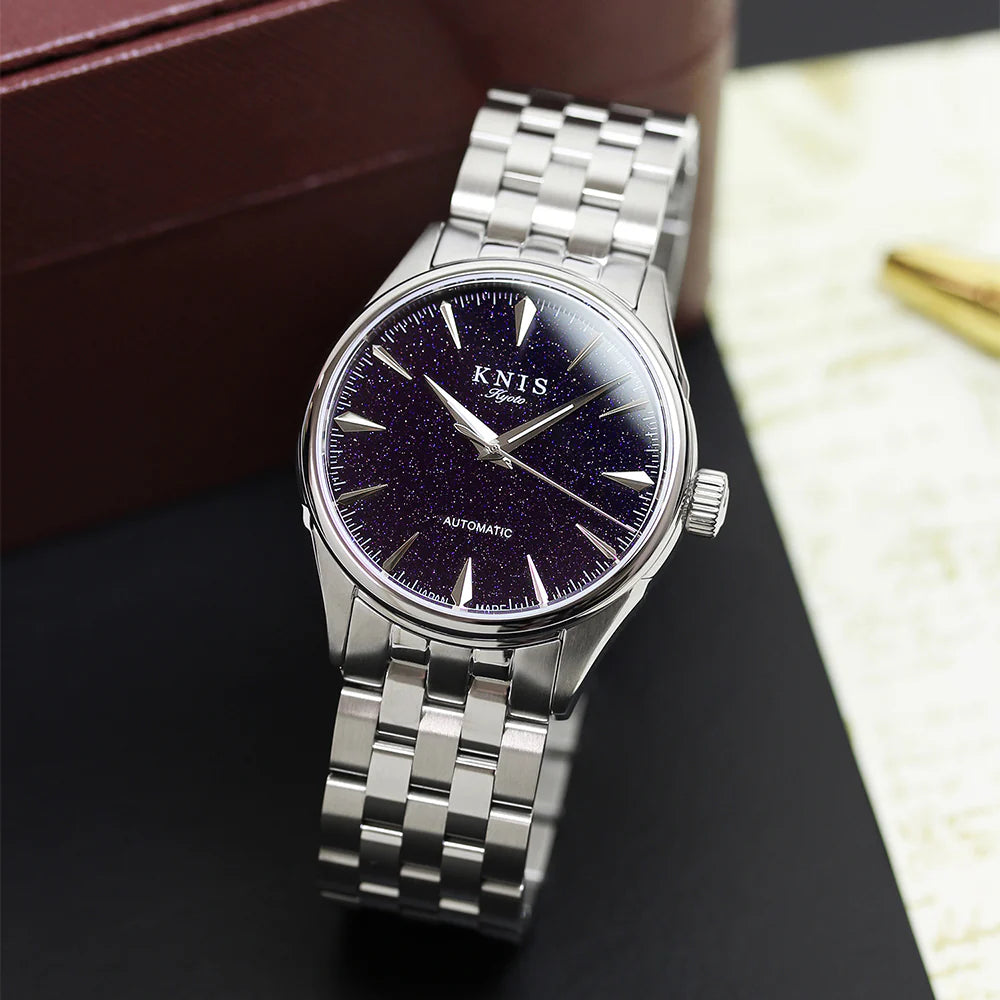 KNIS Automatic Aventurine Dial Made in Japan Silver KN001-AVSV