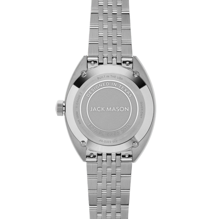 Jack Mason Strat-o-timer Titanium Diver GMT: Cobalt