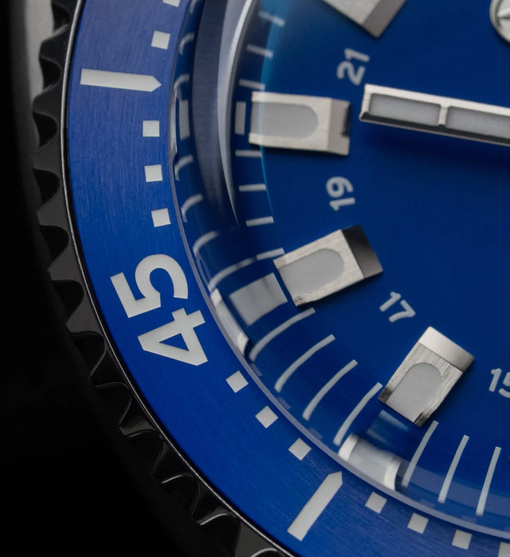 Jack Mason Strat-o-timer Titanium Diver GMT: Cobalt
