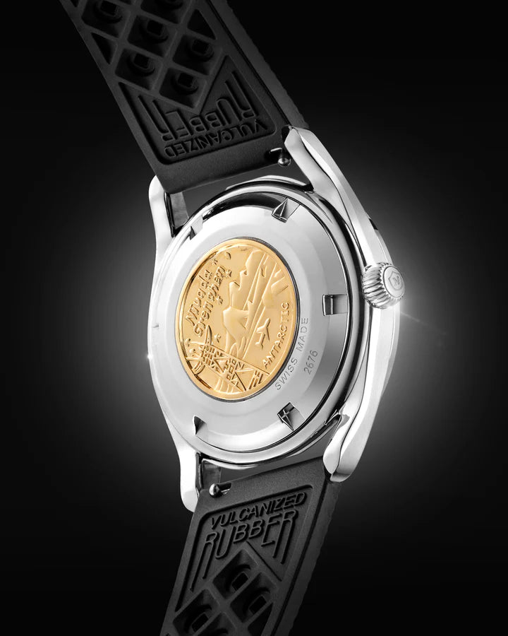 Nivada Grenchen Antarctic Black & Orange - 38mm - With Date