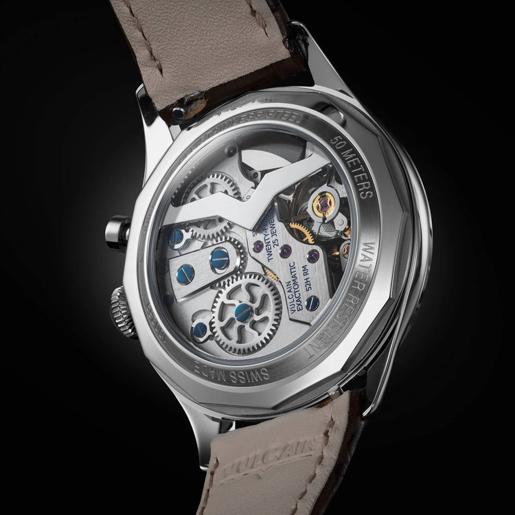 Vulcain Cricket President 36mm - Pale Salmon