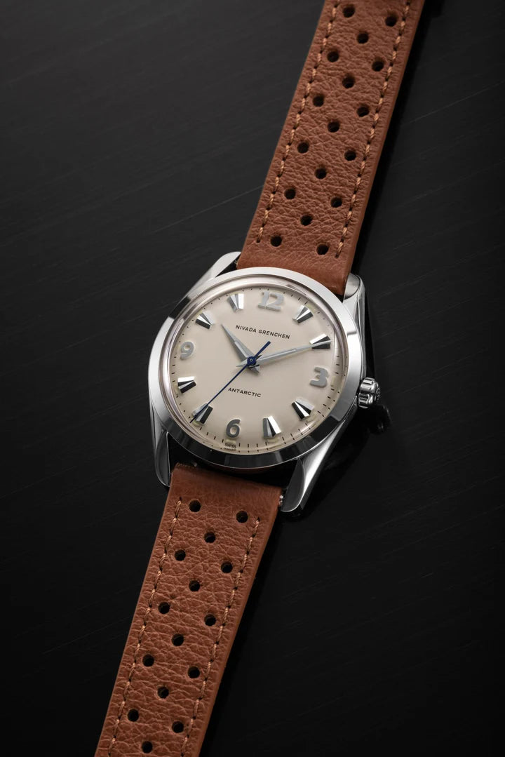 Nivada Grenchen ANTARCTIC EGGSHELL WHITE LUMINOVA - 35mm