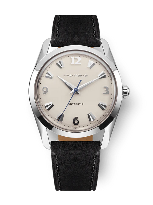Nivada Grenchen Antarctic Eggshell White Luminova - 35mm