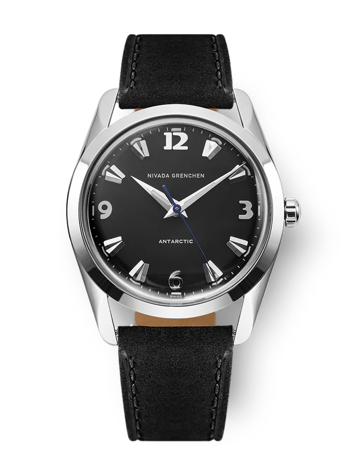 Nivada Grenchen ANTARCTIC BLACK WHITE LUMINOVA - 35mm