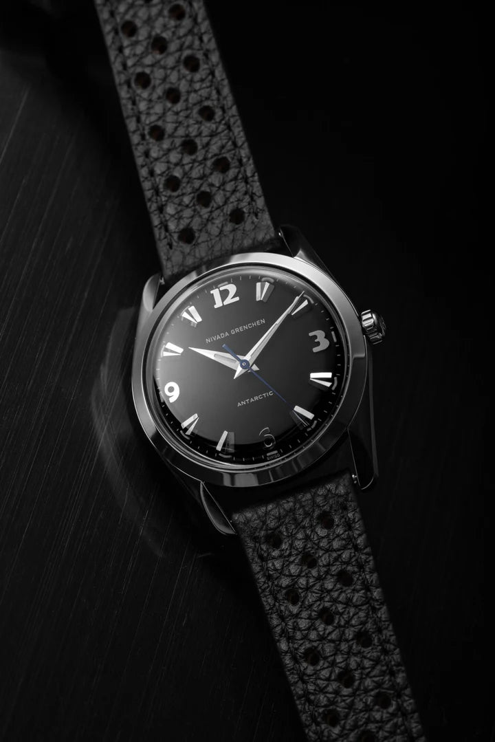 Nivada Grenchen ANTARCTIC BLACK WHITE LUMINOVA - 35mm