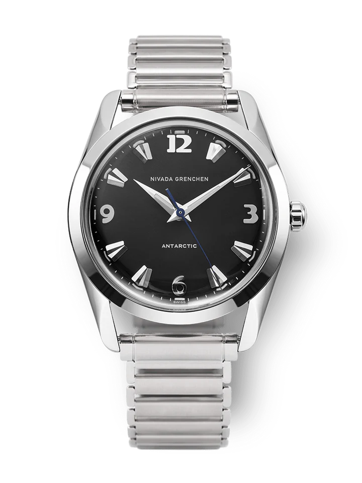 Nivada Grenchen ANTARCTIC BLACK WHITE LUMINOVA - 35mm