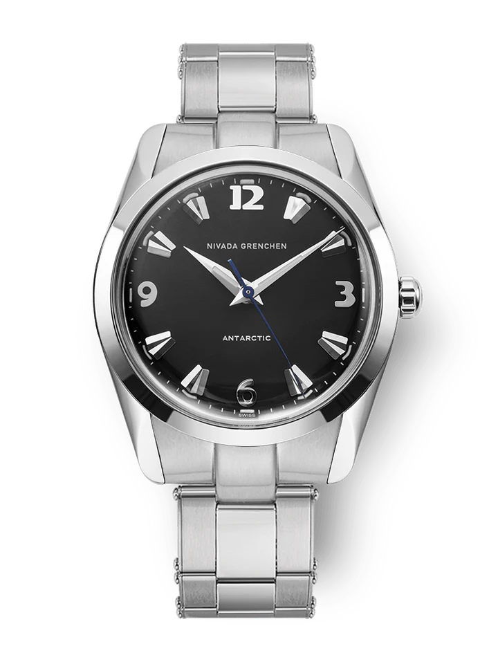 Nivada Grenchen ANTARCTIC BLACK WHITE LUMINOVA - 35mm