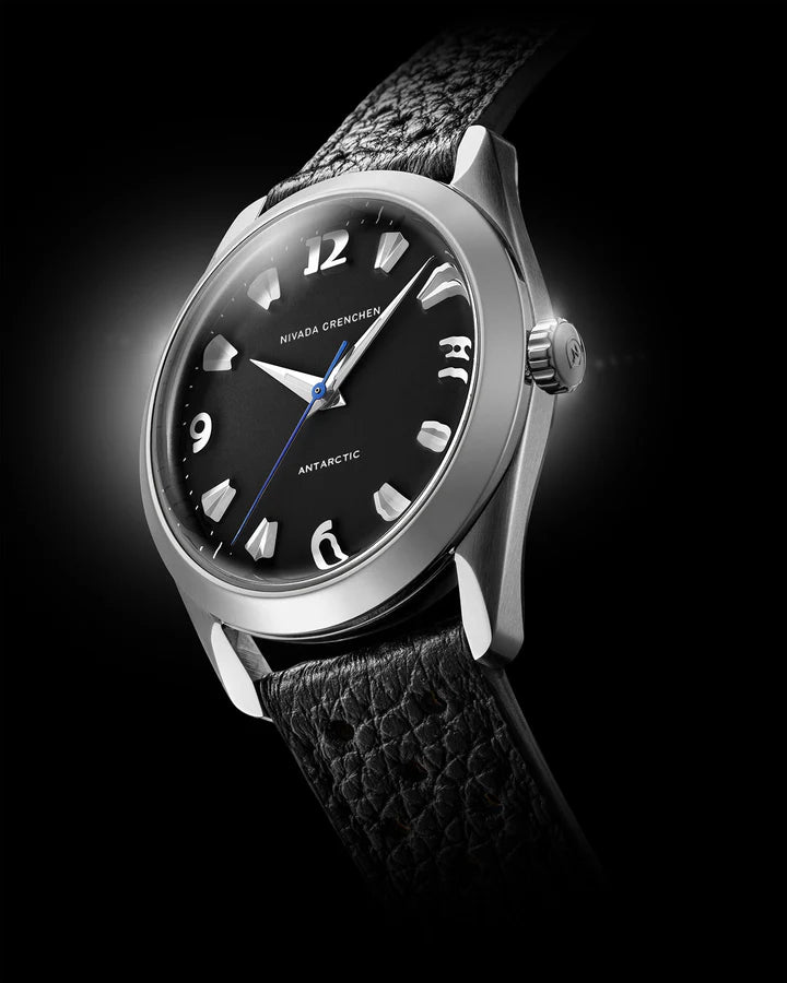 Nivada Grenchen ANTARCTIC BLACK WHITE LUMINOVA - 35mm