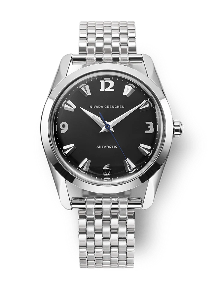 Nivada Grenchen ANTARCTIC BLACK WHITE LUMINOVA - 35mm