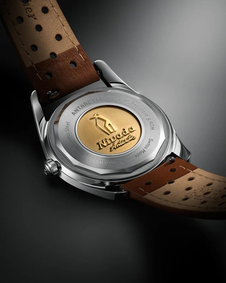 Nivada Grenchen ANTARCTIC BLACK WHITE LUMINOVA - 35mm
