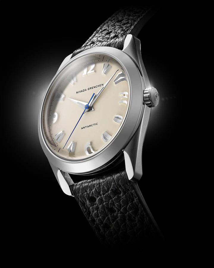 Nivada Grenchen ANTARCTIC EGGSHELL WHITE LUMINOVA - 35mm