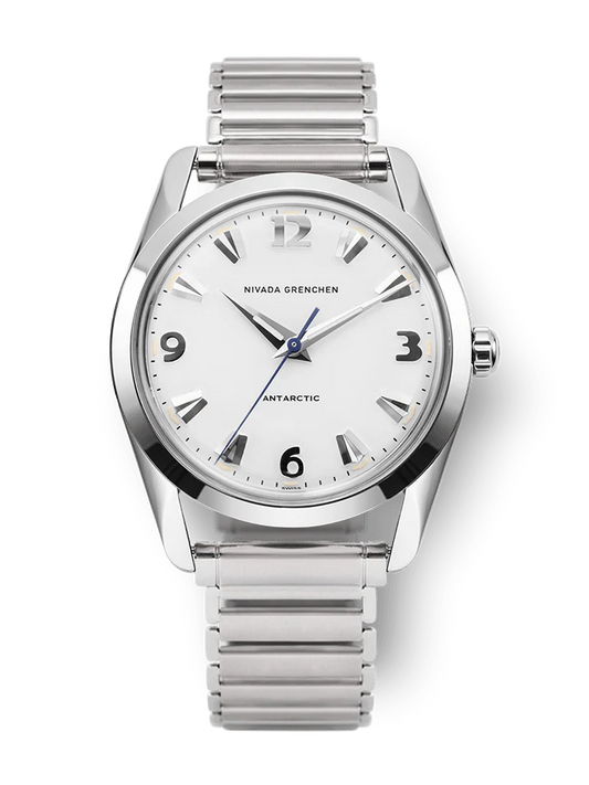 Nivada Grenchen Antarctic White Luminova - 35mm