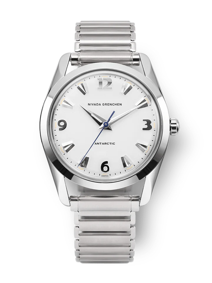 Nivada Grenchen ANTARCTIC WHITE LUMINOVA - 35mm