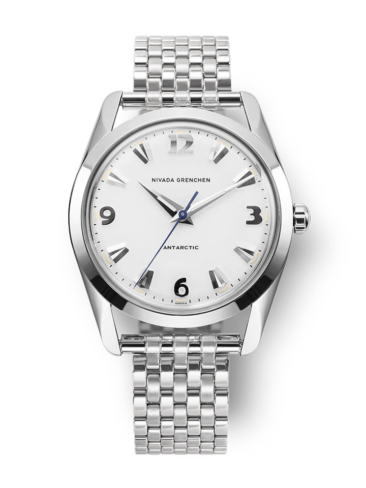 Nivada Grenchen ANTARCTIC WHITE LUMINOVA - 35mm