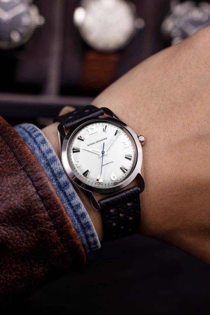 Nivada Grenchen ANTARCTIC WHITE LUMINOVA - 35mm