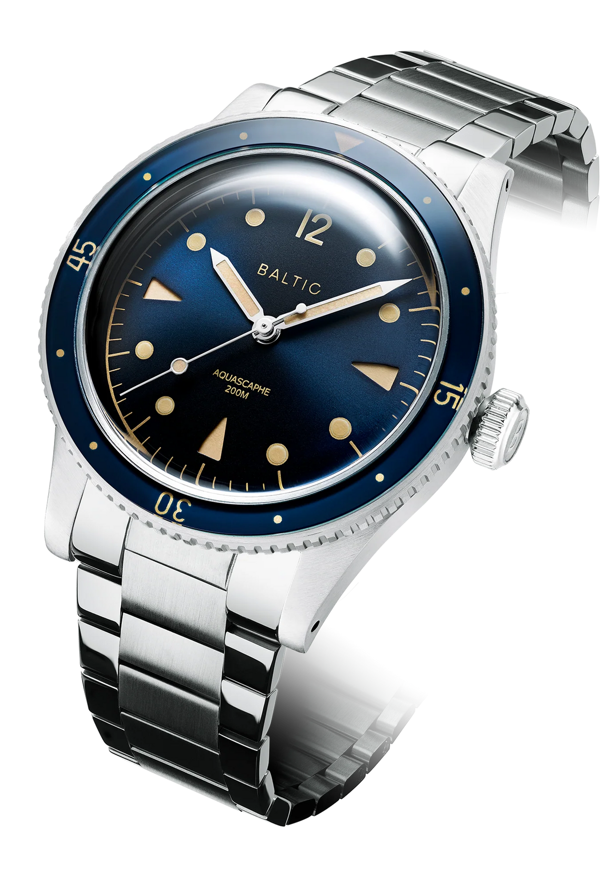 Baltic Aquascaphe Classic Blue Gilt – Clicky Bezel