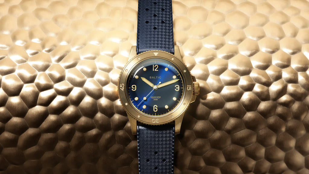 Baltic Aquascaphe Bronze Blue Gilt