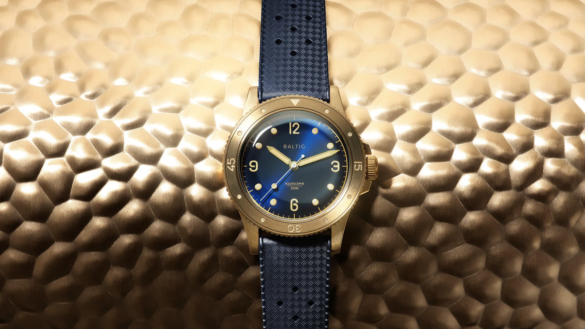 Baltic Aquascaphe Bronze Blue Gilt
