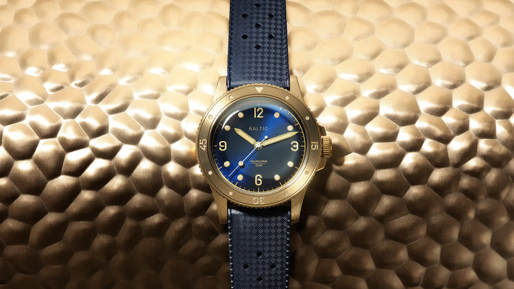 Baltic Aquascaphe Bronze Blue Gilt
