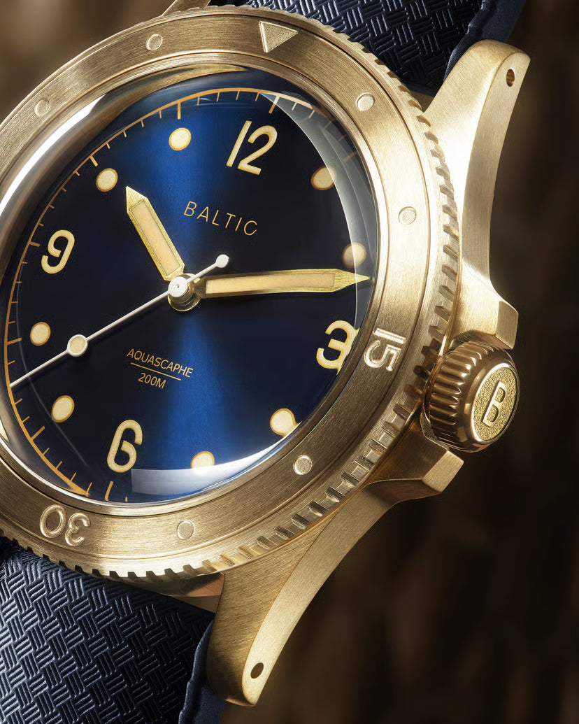 Baltic Aquascaphe Bronze Blue Gilt
