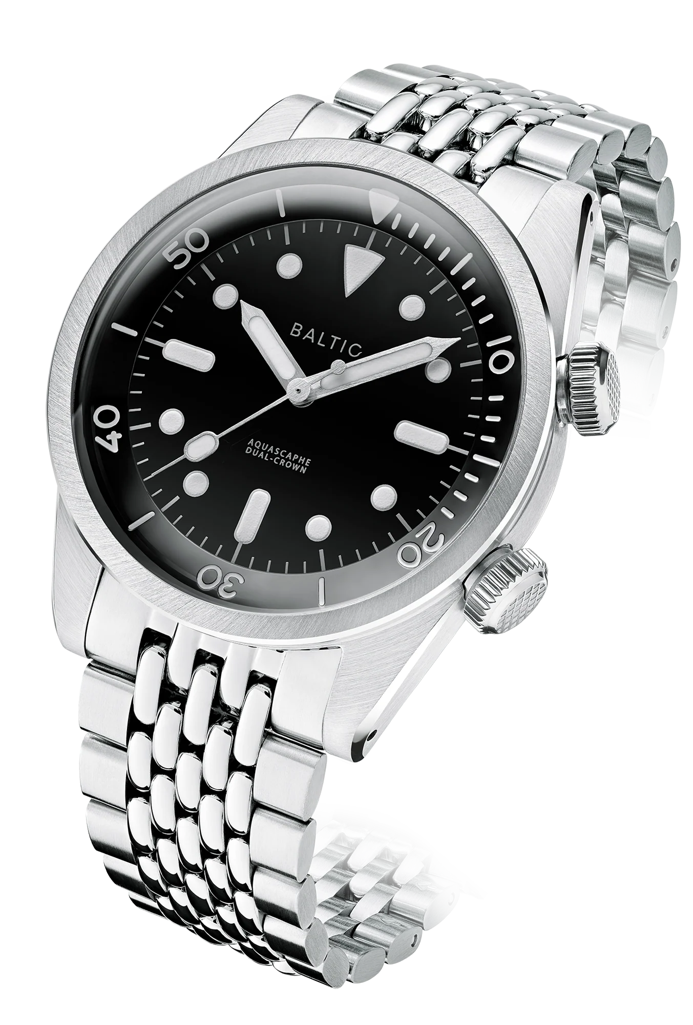 Baltic Aquascaphe Dual-Crown Black