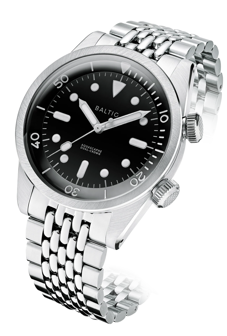 Baltic Aquascaphe Dual-Crown Black