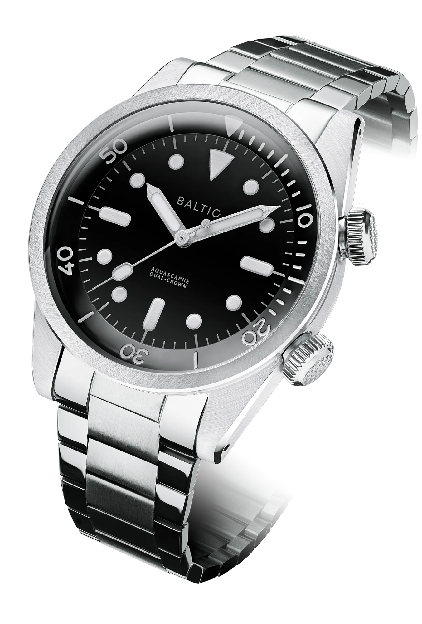 Baltic Aquascaphe Dual-Crown Black