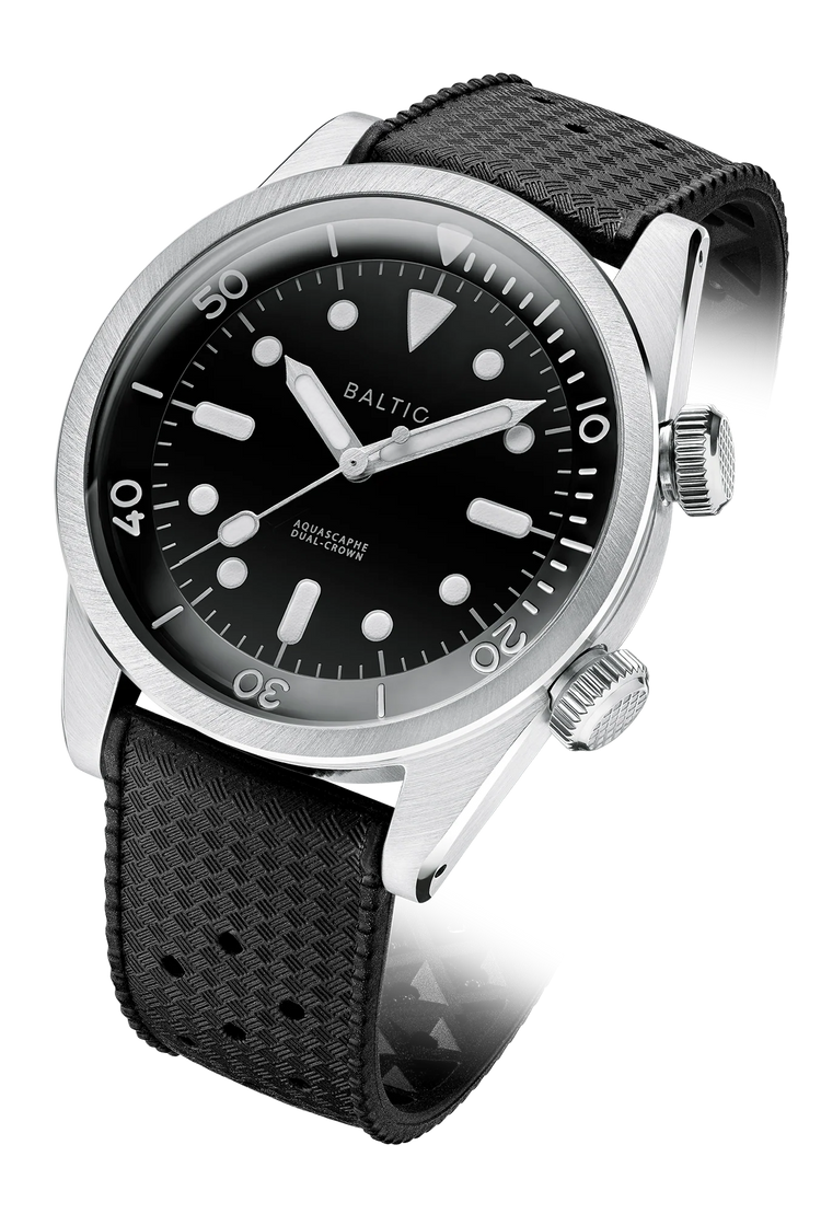Baltic Aquascaphe Dual-Crown Black