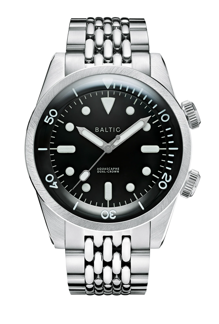 Baltic Aquascaphe Dual-Crown Black