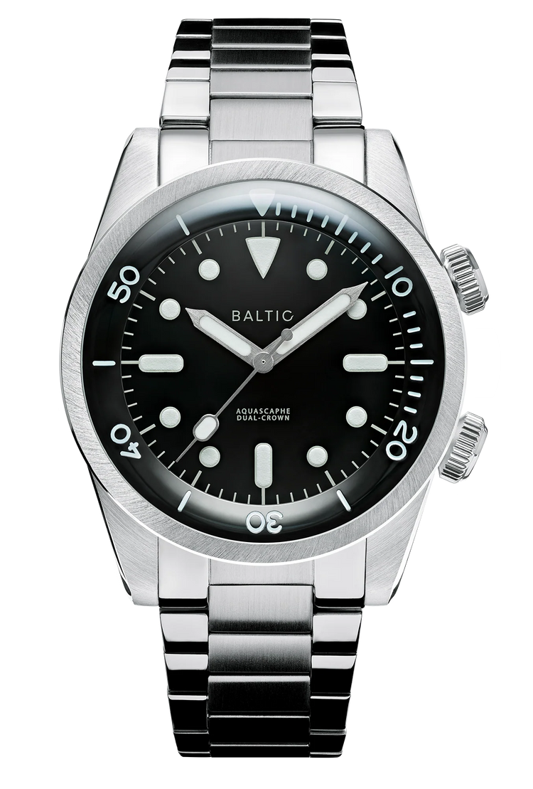 Baltic Aquascaphe Dual-Crown Black