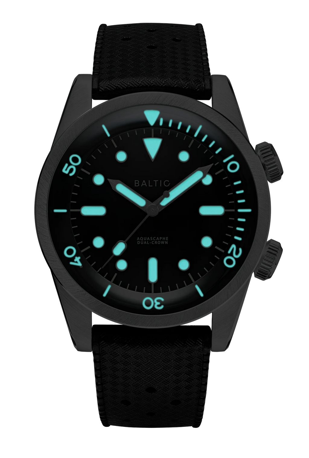 Baltic Aquascaphe Dual-Crown Black
