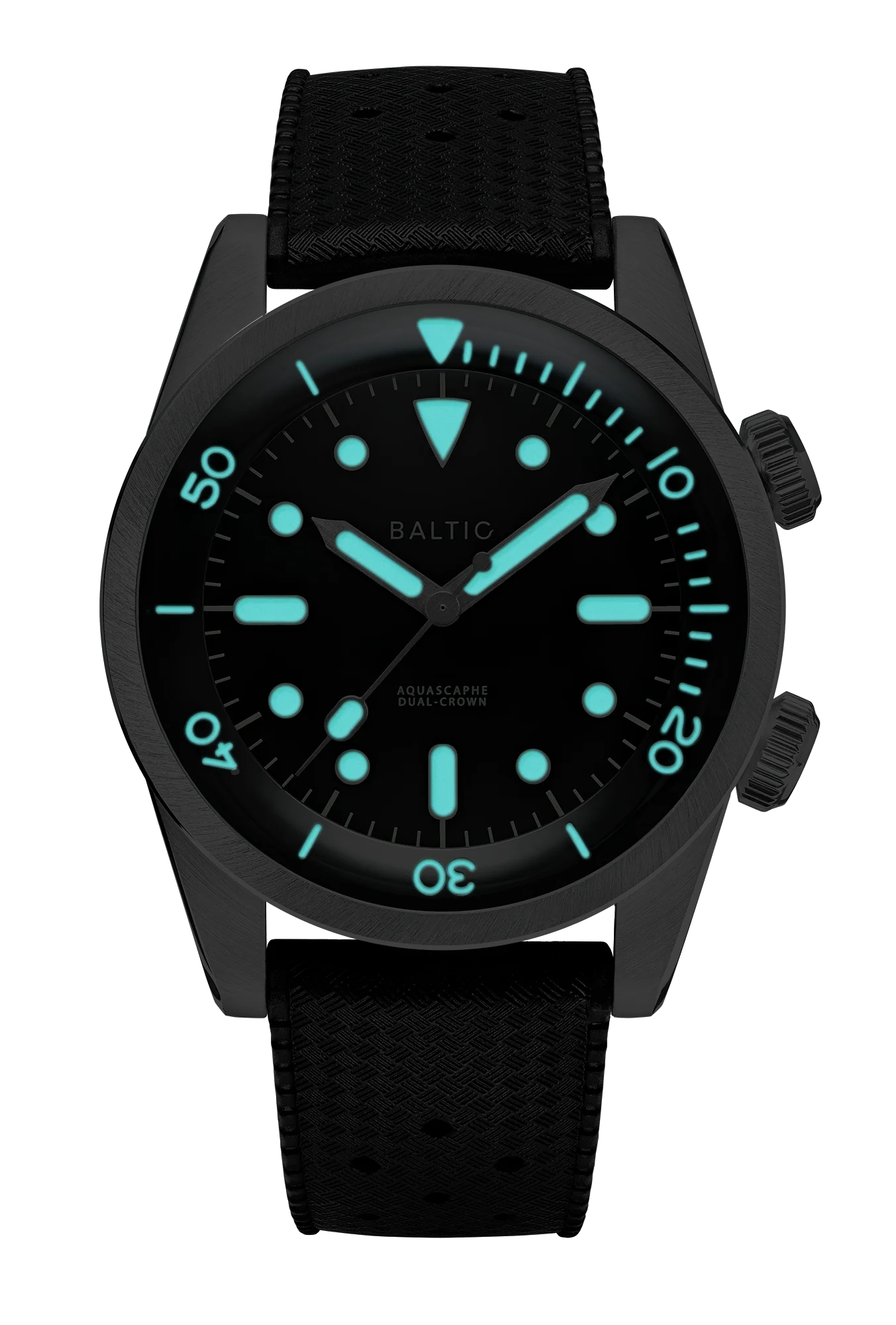 Baltic Aquascaphe Dual-Crown Black