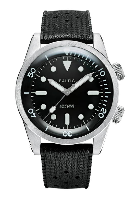 Baltic Aquascaphe Dual-Crown Black