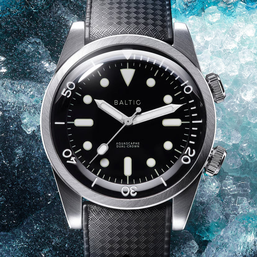 Baltic Aquascaphe Dual-Crown Black