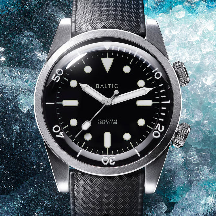 Baltic Aquascaphe Dual-Crown Black
