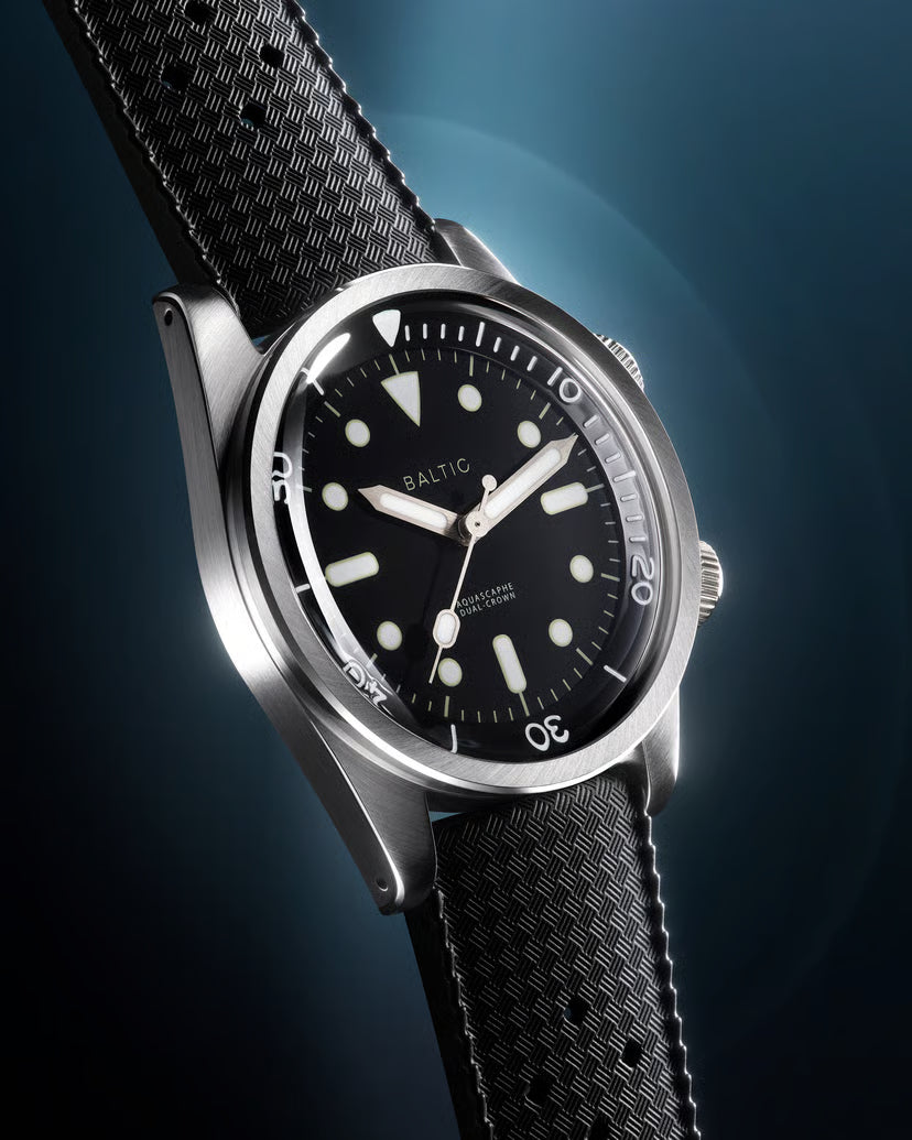 Baltic Aquascaphe Dual-Crown Black