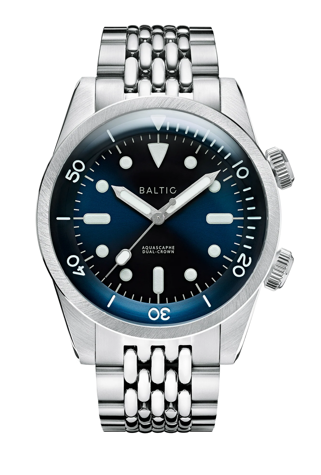 Baltic Aquascaphe Dual-Crown Blue
